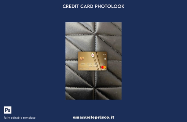 modello frontale photolook oro mastercard Iran Melli Bank stile verificato
