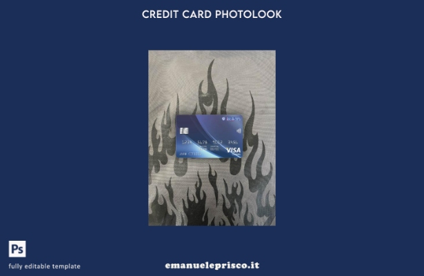 modello frontale photolook per carta classica visto Nepal Bank Nepal stile verif