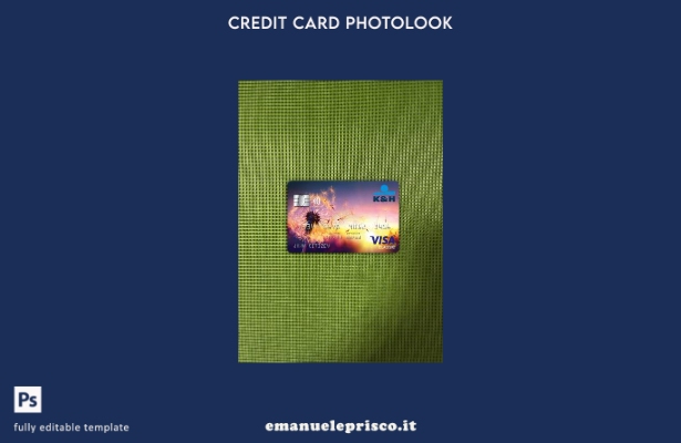modello frontale photolook per carta classica visto Ungheria K&H stile verificat