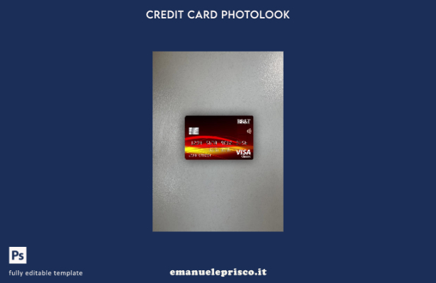 modello frontale photolook per carta classica visto bancario USA BB&T Corp. stil