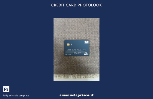 modello frontale photolook per carta di debito visto Dominica Barnett Capital Ba