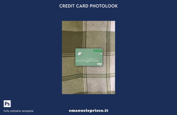 modello frontale photolook per carta di debito visto Finlandia Aktia Savings Ban