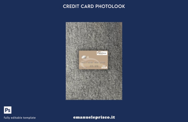 modello frontale photolook per carta di debito visto San Marino Banca Partner st