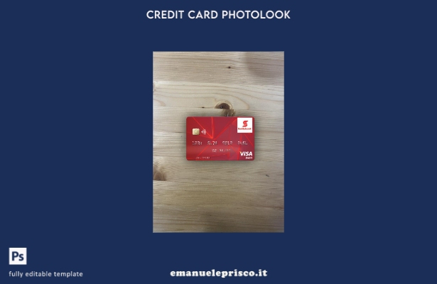 modello frontale photolook per carta di debito visto della Banca della Nuova Sco