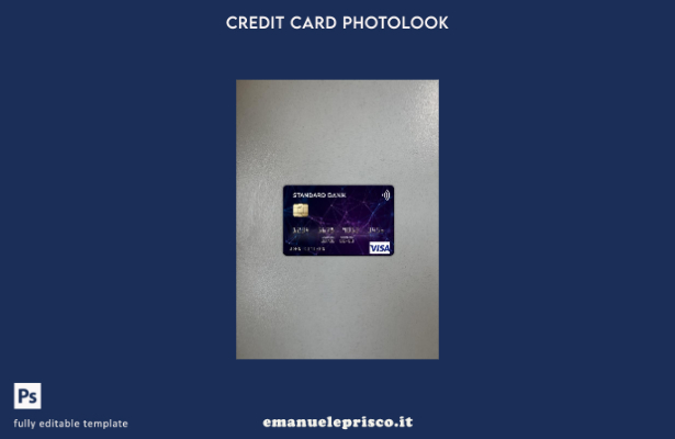 modello frontale photolook per carta visto standard dell'Angola in stile verific