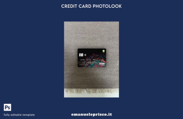 modello frontale photolook per visto bancario USA MOVO in stile verificato