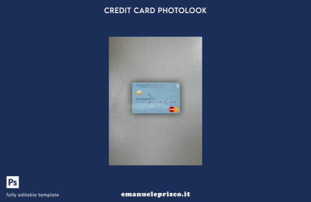 stile verificato Madagascar AccèsBanque modello frontale photolook mastercard