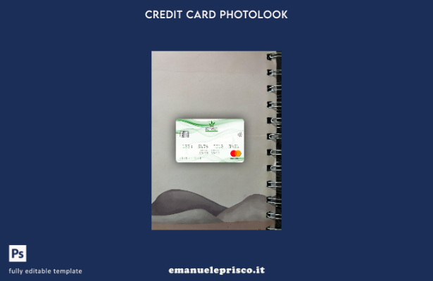 stile verificato Marocco Credit Agricole banca mastercard photolook modello fron