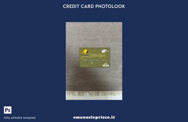 stile verificato Modello frontale photolook con carta visto bancario Australia C