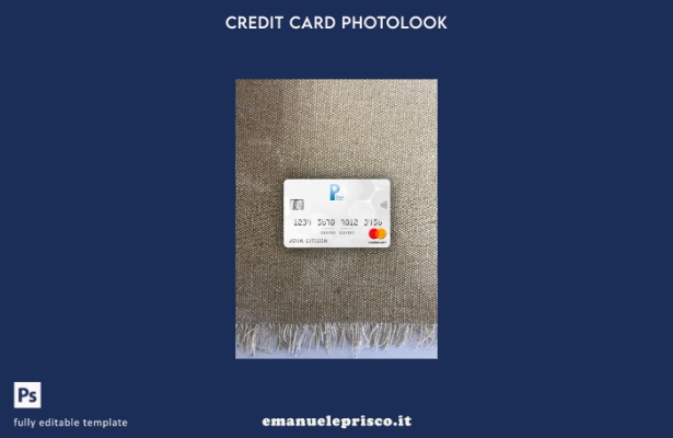 stile verificato Regno Unito Il modello frontale photolook della mastercard dell