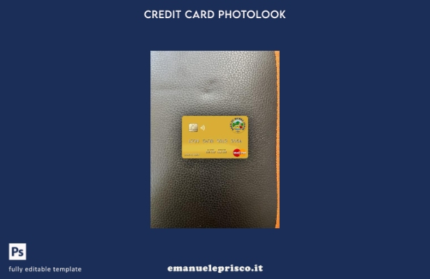 stile verificato Sierra Leone Modello frontale photolook mastercard della Banca