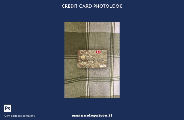 stile verificato Visto HSBC per il Regno Unito Modello frontale photolook per ca
