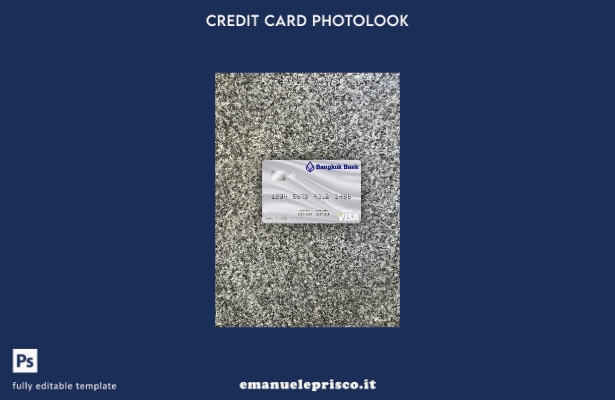 stile verificato modello frontale grigio photolook con carta di debito visto Ban