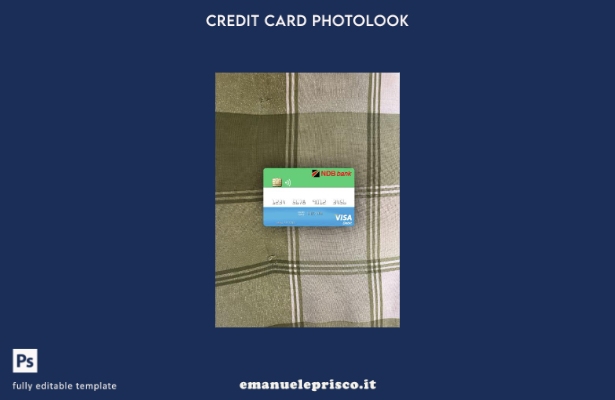 stile verificato modello frontale photolook con carta di debito visto della Sier
