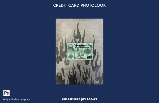 stile verificato modello frontale photolook con carta per visto bancario Ecuador
