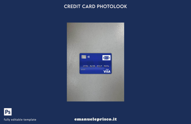 stile verificato modello frontale photolook della carta di debito Visa Burundi d
