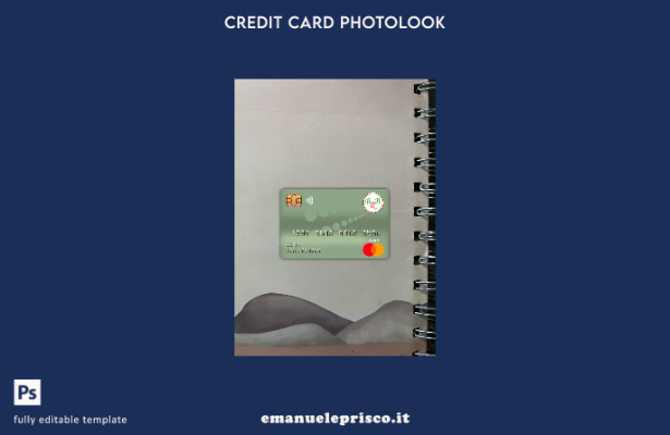 stile verificato modello frontale photolook della carta di debito principale d 1