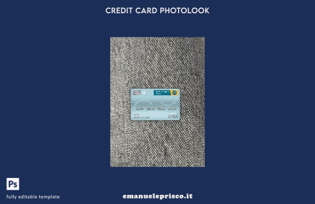 stile verificato modello frontale photolook della carta di debito visto della 1