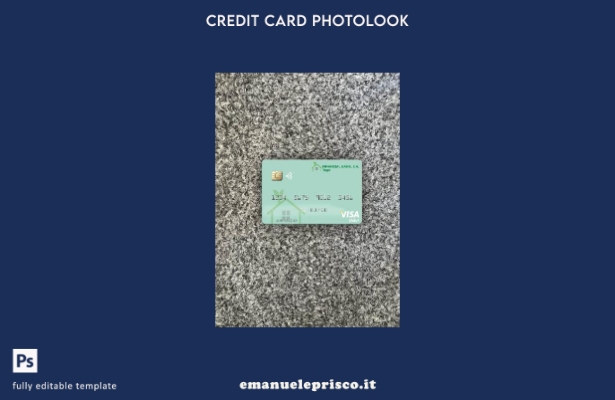 stile verificato modello frontale photolook della carta di debito visto della To