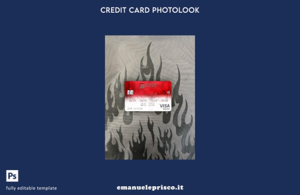 stile verificato modello frontale photolook della carta elettronica Visa Amsterd
