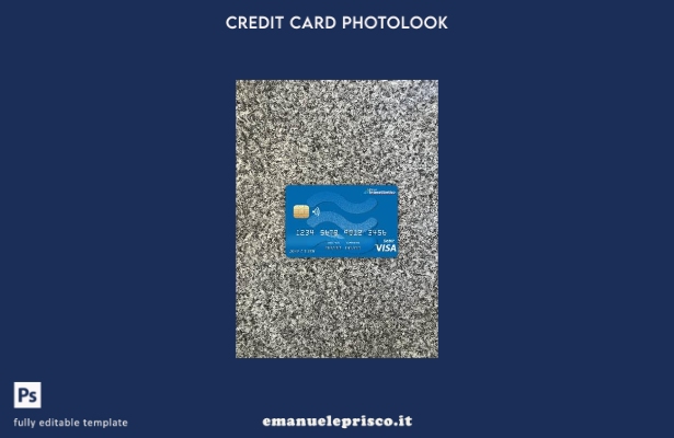 stile verificato modello frontale photolook della carta visto bancario Cabo Verd