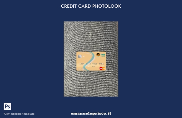 stile verificato modello frontale photolook della prima carta master della banca