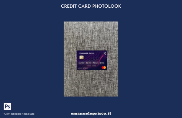 stile verificato modello frontale photolook mastercard Angola Standard Bank