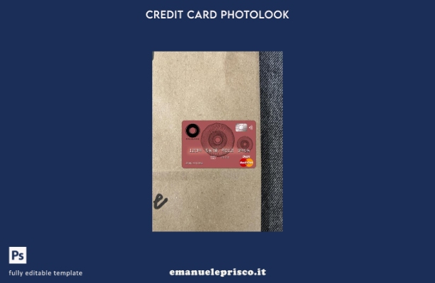 stile verificato modello frontale photolook mastercard della banca Australia Mac