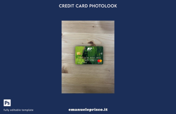 stile verificato modello frontale photolook mastercard della banca Japan Post
