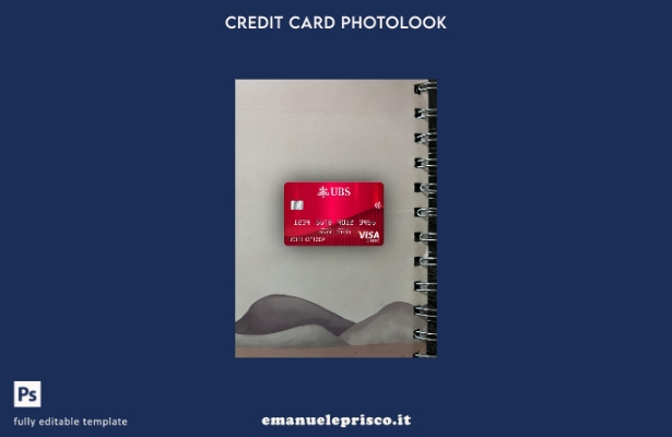 stile verificato modello frontale photolook per visto bancario svizzero UBS clas