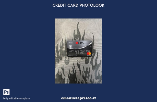 stile verificato modello frontale tailandese DBS bank mastercard platino photolo