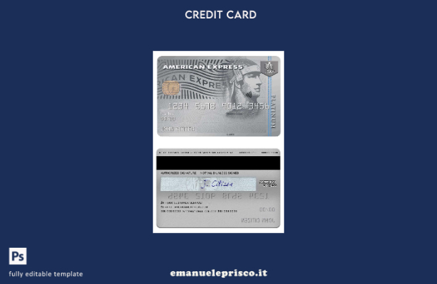 modello di carta Amex della banca USA USAA stile verificato