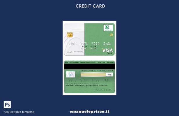 modello di carta classico per visto bancario saudita sudanese stile verificato S