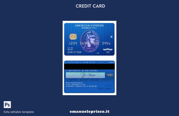 modello di carta di credito aziendale Amex Springside Mortgage Bank USA stile ve
