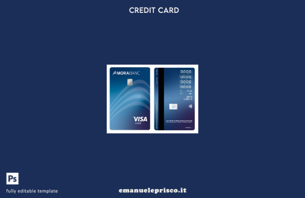 modello di carta di credito visto Andorra Mocabanc stile verificato