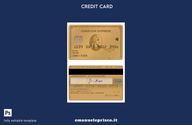 modello di carta oro amex della banca USA Texas Point Credit Union stile verific