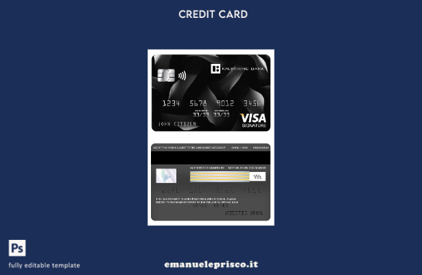 modello di carta per firma del visto bancario islandese Kaupthing in stile verif