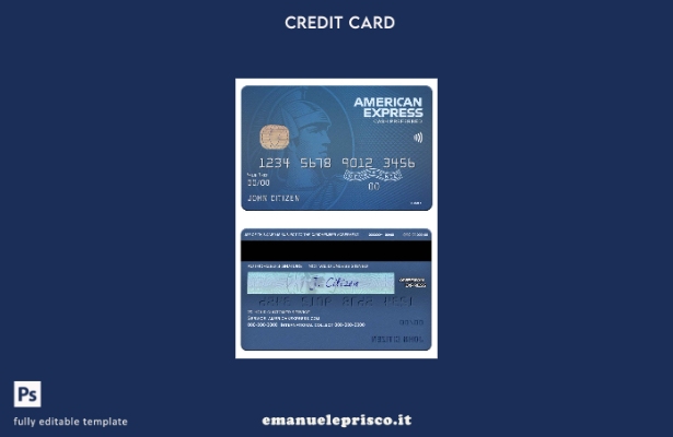 modello di carta preferito in contanti blu amex della banca USA Fifth Third stil