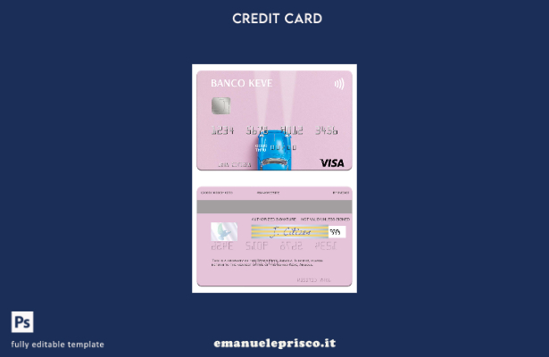 modello di carta visto Angola Banco Keve in stile verificato