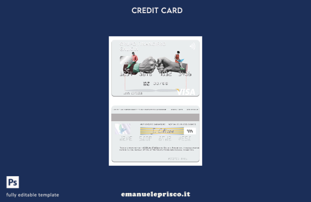modello di carta visto Argentina Grupo Financiero Galicia stile verificato