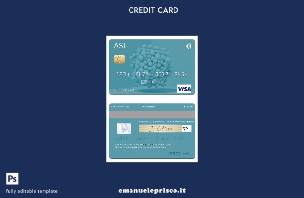 modello di carta visto Australia Australian Settlements Limited (ASL) in stile v