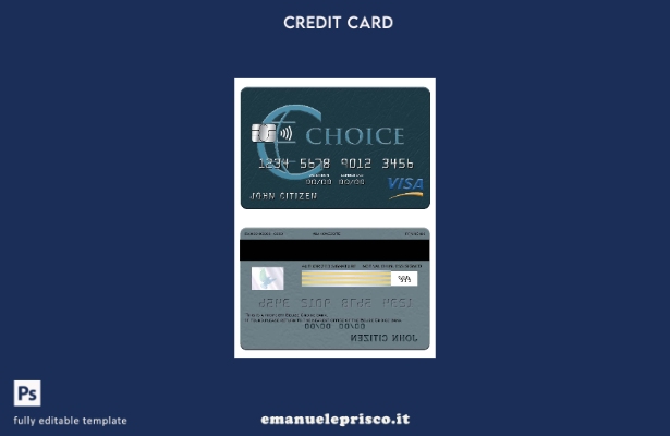 modello di carta visto bancario Belize Scelta in stile verificato