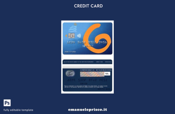 modello di carta visto bancario Cabo Verde Rede Vinti in stile verificato