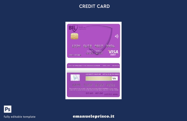 modello di carta visto bancario Canada Internationale pour le Centrafrique in st