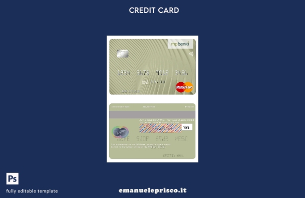 modello di mastercard MP Banki Islanda in stile verificato