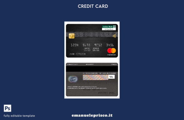 modello di mastercard bancaria Sri Lanka Amana in stile verificato