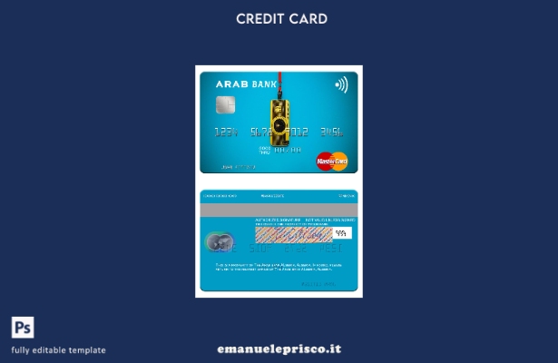 modello mastercard Algeria Arab Bank stile verificato