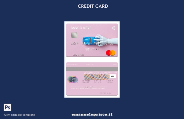 modello mastercard Angola Banco Keve in stile verificato