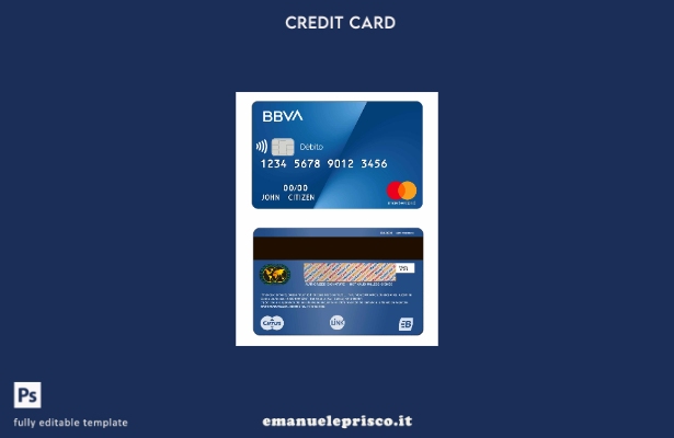 modello mastercard Argentina BBVA Banca in stile verificato