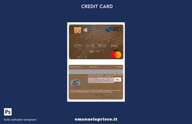 modello mastercard BID Banco Repubblica Dominicana stile verificato
